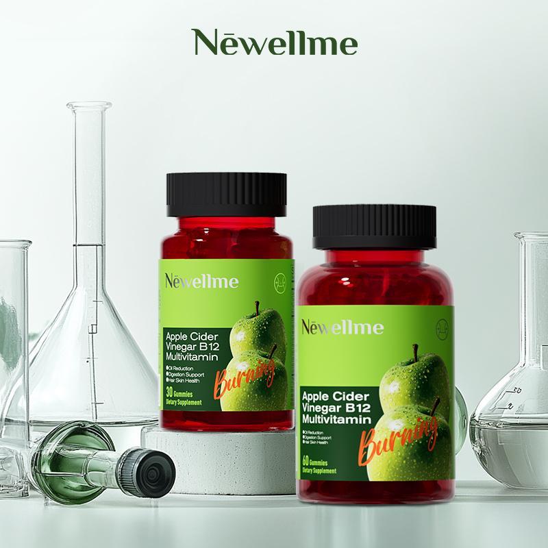 Apple Cider Vinegar Gummies  Formulated to Support Normal Energy Levels & Gut Health - Supports Digestion, Detox & Cleansing - ACV Gummies W/VIT B12 Dietary Edible Fitness