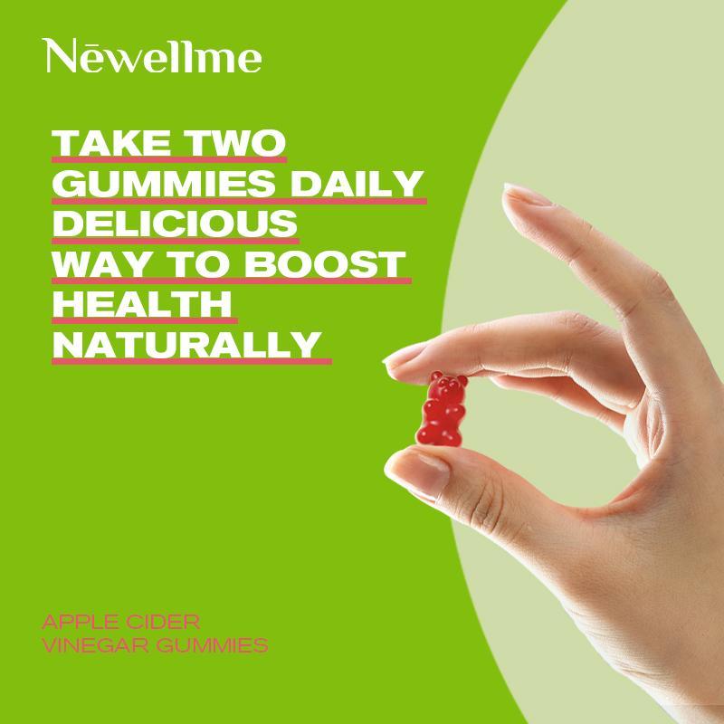 Apple Cider Vinegar Gummies  Formulated to Support Normal Energy Levels & Gut Health - Supports Digestion, Detox & Cleansing - ACV Gummies W/VIT B12 Dietary Edible Fitness